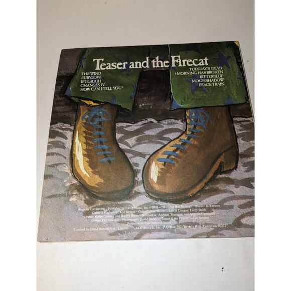Vintge 1971 Cat Stevens Teaser & The Firecat Vinyl Record Original - Picture 11 of 11